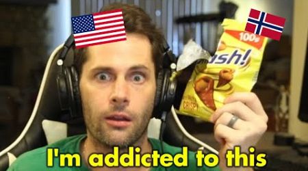 American Tries SMASH For the First Time (Norwegian Snack)