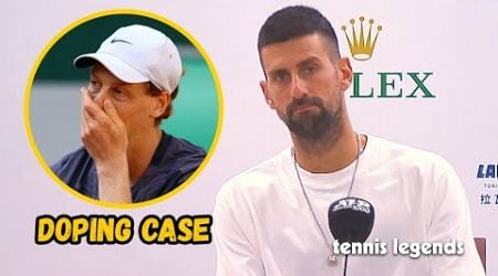 Novak Djokovic was Asked about Sinner DOPING CASE... his Answer is...