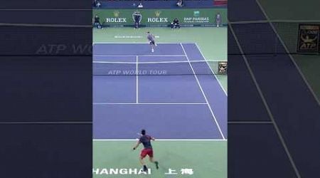 Beautiful point construction #federer #djokovic #shanghai #tennis #shorts