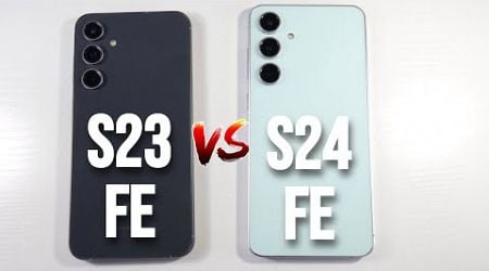 Samsung Galaxy S23 FE VS Samsung Galaxy S24 FE - (Speed, Cameras, Speakers &amp; PUBG)