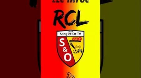 Les Infos RCL du 2 Octobre 2024 #rclens #foot #football #sangetortv #ligue1