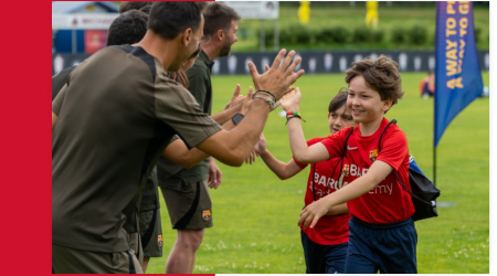 Joan Laporta inaugurated FC Barcelona Football Academy in Bucharest