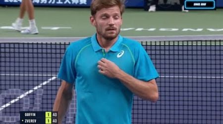 David Goffin vs Alexander Zverev Highlights | Shanghai 2024