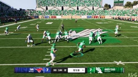 EA SPORTS College Football 25 - SMU Mustangs vs North Texas Mean Green - Gameplay (UHD) [4K60FPS]