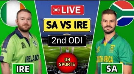 South Africa Vs Ireland Live - 2nd ODI Match Commentary | SA Vs IRE Live Score | Live Cricket Match