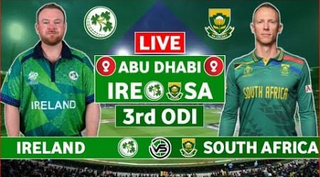 Ireland v South Africa 3rd ODI Live Scores | IRE vs SA 3rd ODI Live Scores &amp; Commentary | SA Innings