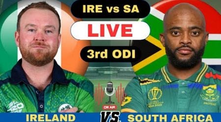 Live: IRE vs SA | Ireland vs South Africa Live 3rd ODI Match | IRE vs SA Live Match Today 2024