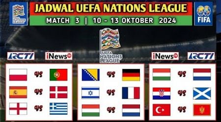 Jadwal UEFA Nations League Match 3 ~ POLANDIA vs PORTUGAL ~ SPANYOL vs DENMARK | Klasemen