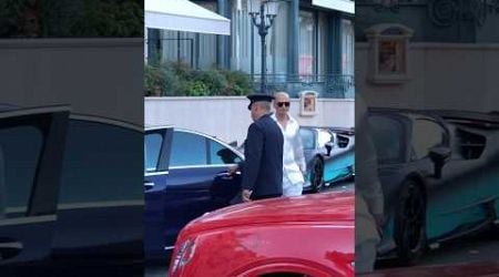 Rich Asian Boss entering his luxurious AMG at Hotel Paris #billionaire #monaco #luxury#lifestyle#fyp