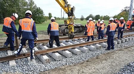 Budapest-Belgrade Railway Construction Reaches Major Milestone