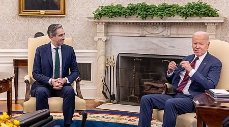 Biden hosts Taoiseach Simon Harris at White house for almost an hour