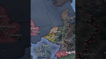 Belgium VS Netherlands 1936 HOI4 #hoi4 #hoi4timelapse #shorts