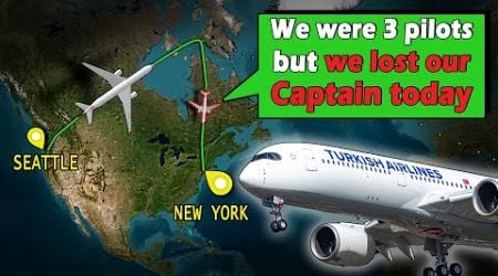 Turkish Captain Passed Away in Flight | Pilots Divert to New York - Kennedy