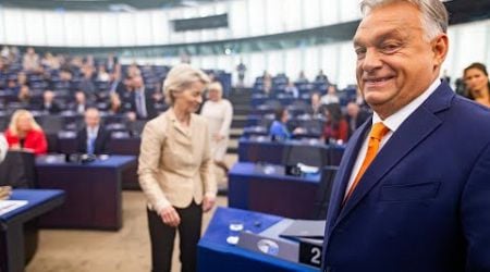 Hungary&#39;s Orban says Corks will Pop if Trump wins US Election! MEPs reply singing &#39;Bella Ciao&#39;