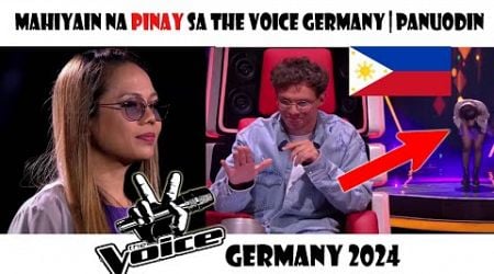 Filipino Singer Sa The Voice Germany 2024 | Cecile Centeno | I&#39;ts All Coming Back To Me Now