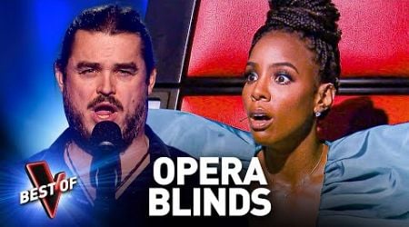 OPERA Blind Auditions that SHOCKED the Coaches on The Voice