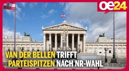 Van der Bellen trifft Parteispitzen nach NR-Wahl