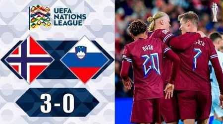 Norway vs Slovenia 3-0 Highlights Goals | Nations League 2024