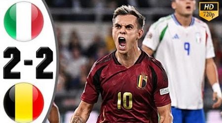 Italy vs Belgium 2-2 Highlights &amp; All Goals 2024 HD