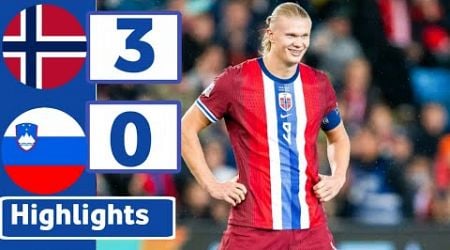 NORWAY VS SLOVENIA ( 3 0 ) | HIGHLIGHTS | UEFA NATIONS LEAGUE | HAALAND