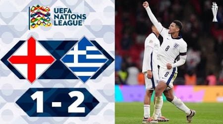 Jude Bellingham Goal | England vs Greece 1-2 Highlights | UEFA Nations League 2024