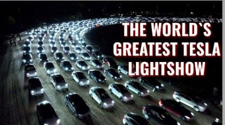 The world&#39;s greatest Tesla Lightshow. 5 October 2024 Espoo Finland