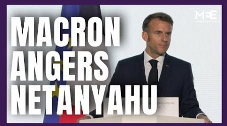 Macron angers Netanyahu over arms embargo comments