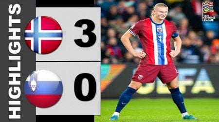 Norway vs Slovenia 3-0 Highlights Goals | Nations League 2024