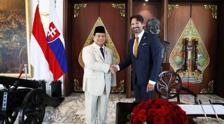 Momen Menhan Prabowo Terima Kunjungan Deputi PM &amp; Menhan Slovakia