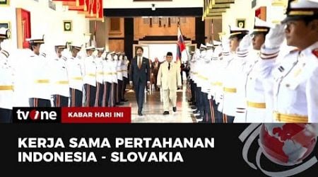 Dialog Strategis, Menhan Prabowo Terima Kunjungan Kehormatan Menhan Slovakia | Kabar Hari Ini tvOne