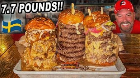 Eat More Than Anyone Else Ever Has to Beat ROST&#39;s Swedish Burger Record Challenge!!