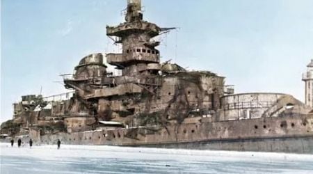 The Wreck of KMS Gneisenau - German Battleship Left To Rust