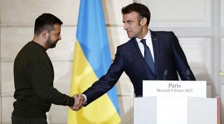 French President Macron will host Ukrainian leader Zelenskyy after meeting Ukrainian soldiers