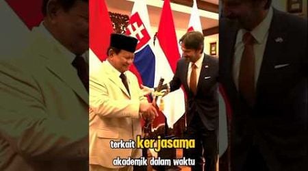 PrabowoO Subianto terima kunjungan menhan Slovakia