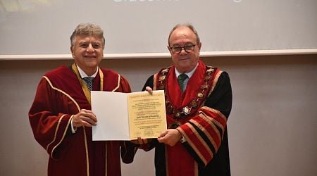 Italian Nuclear Physicist Prof. Dr. Giacomo de Angelis Awarded Honorary Doctorate by Bulgarian Academy of Sciences