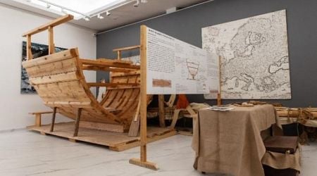 Replica of Mycenaean warship on show at the Hellenic Maritime Museum