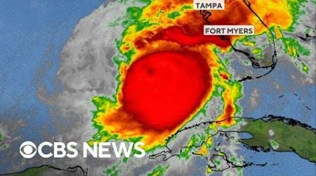 Latest details on Hurricane Milton with landfall expected in Florida