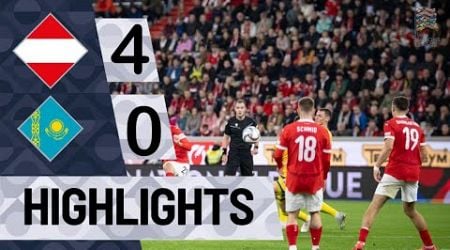 Austria 4-0 Kazakhstan HIGHLIGHTS | UEFA Nations League 2024