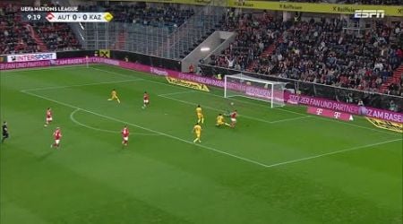 Christoph Baumgartner Goal | Austria vs Kazakhstan 1-0 Highlights | UEFA Nations League 2024