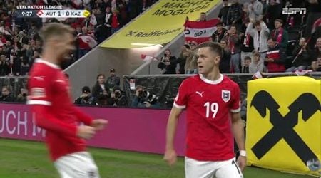 Christoph Baumgartner Goal | Austria vs Kazakhstan 1-0 Highlights | UEFA Nations League 2024