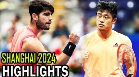 Carlos Alcaraz vs Yibing Wu Round 3 Highlights | Shanghai 2024 (Set 1)