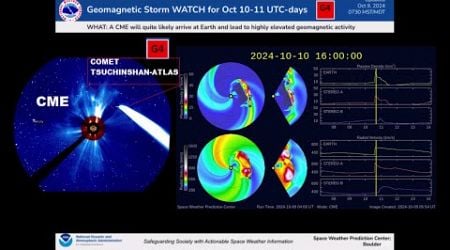 A Massive CME Will Jolt Earth&#39;s Magnetic Field - Severe Geomagnetic Storm Watch For Oct. 10-11