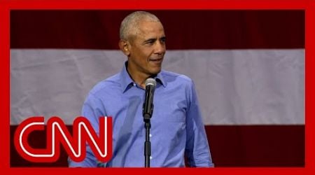 Obama slams Trump for hurricane misinformation at campaign rally in Pennsylvania for Harris