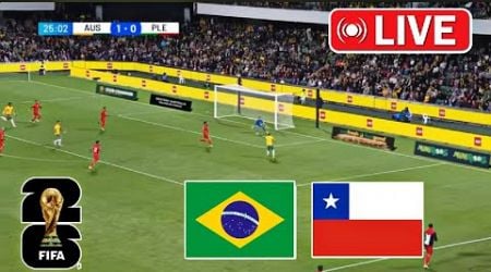 Chile vs Brazil Live Football | South American Qualifiers 2024 | Match Live Now