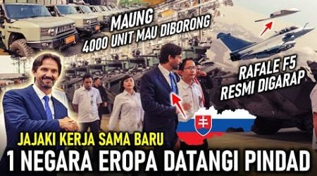 MAU KERJA SAMA SLOVAKIA DATANGI PT PINDAD, 4000 MAUNG MAU DIBORONG, SUPER RAFALE F5 RESMI DIGARAP