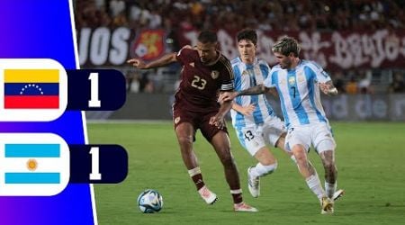 VENEZUELA IGUALA 1 - 1 ANTE ARGENTINA POR LAS ELIMINATORIAS SUDAMERICANAS | REY DEPORTIVO