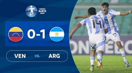 VENEZUELA vs. ARGENTINA [0-1] | RESUMEN | CONMEBOL SUB 15 | FASE DE GRUPOS