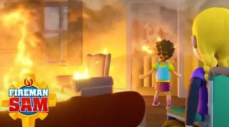 Sam saves a burning house! | Fireman Sam Official | Cartoons for Kids