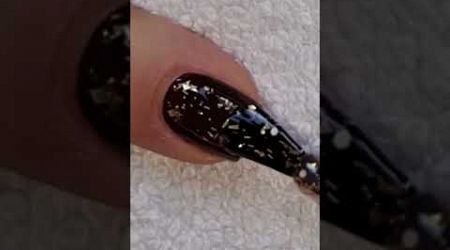 Fall Glitter Nail Art 2024 | Brown Nail Idea | #nails