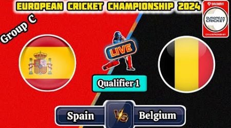 Spain vs Belgium T10 LIVE | Dream11 European Cricket League LIVE | SPA vs BEL Live Commentary